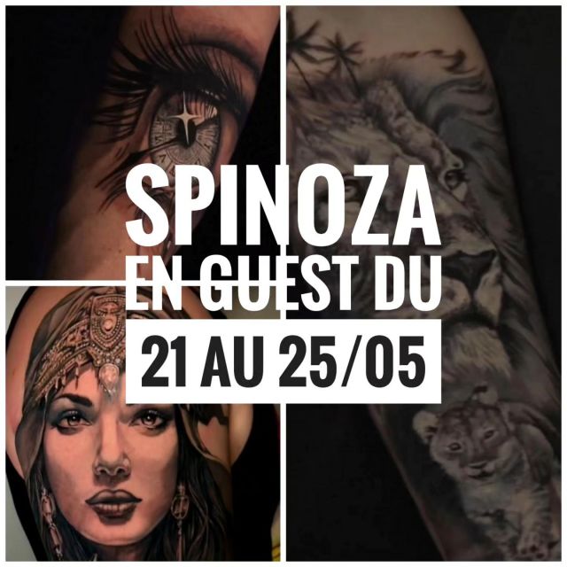 👀@spinoza_tattoo revient pour une semaine de guest du 21 au 25 mai!
Si tu as un projet dans un style réaliste, n'hésite pas à le contacter⚡💌

#bordeaux #bordeauxmaville #bordeauxtattoo #bordeauxtatouage #realismtattoo #réalisme @bordeauxtattoo #sleevetattoo #tatouagerealiste